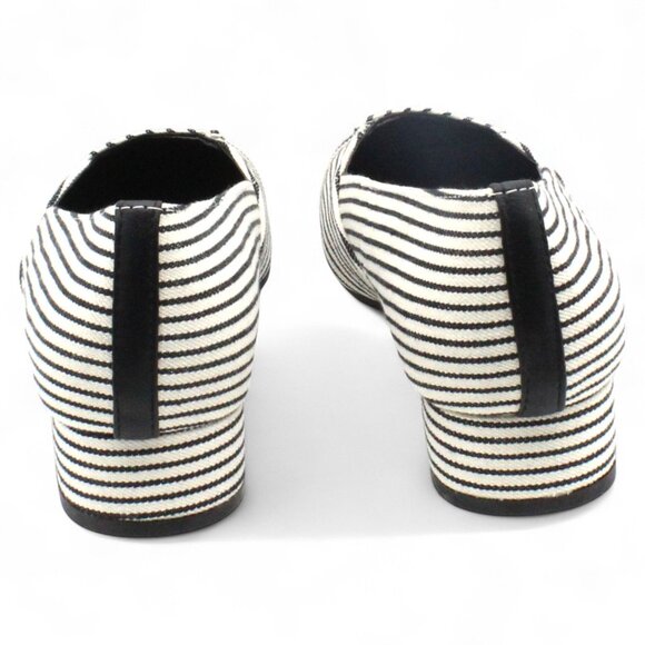 Journee Collection Womens Justine Canvas Pointed Toe Heels - Picture 8 of 8